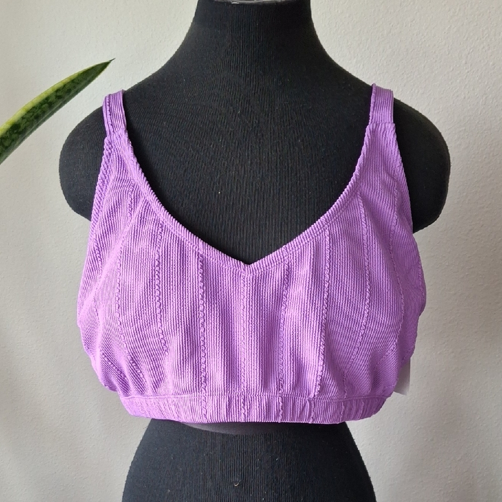 Salt + Cove Purple Bikini Top - Picture 2 of 8